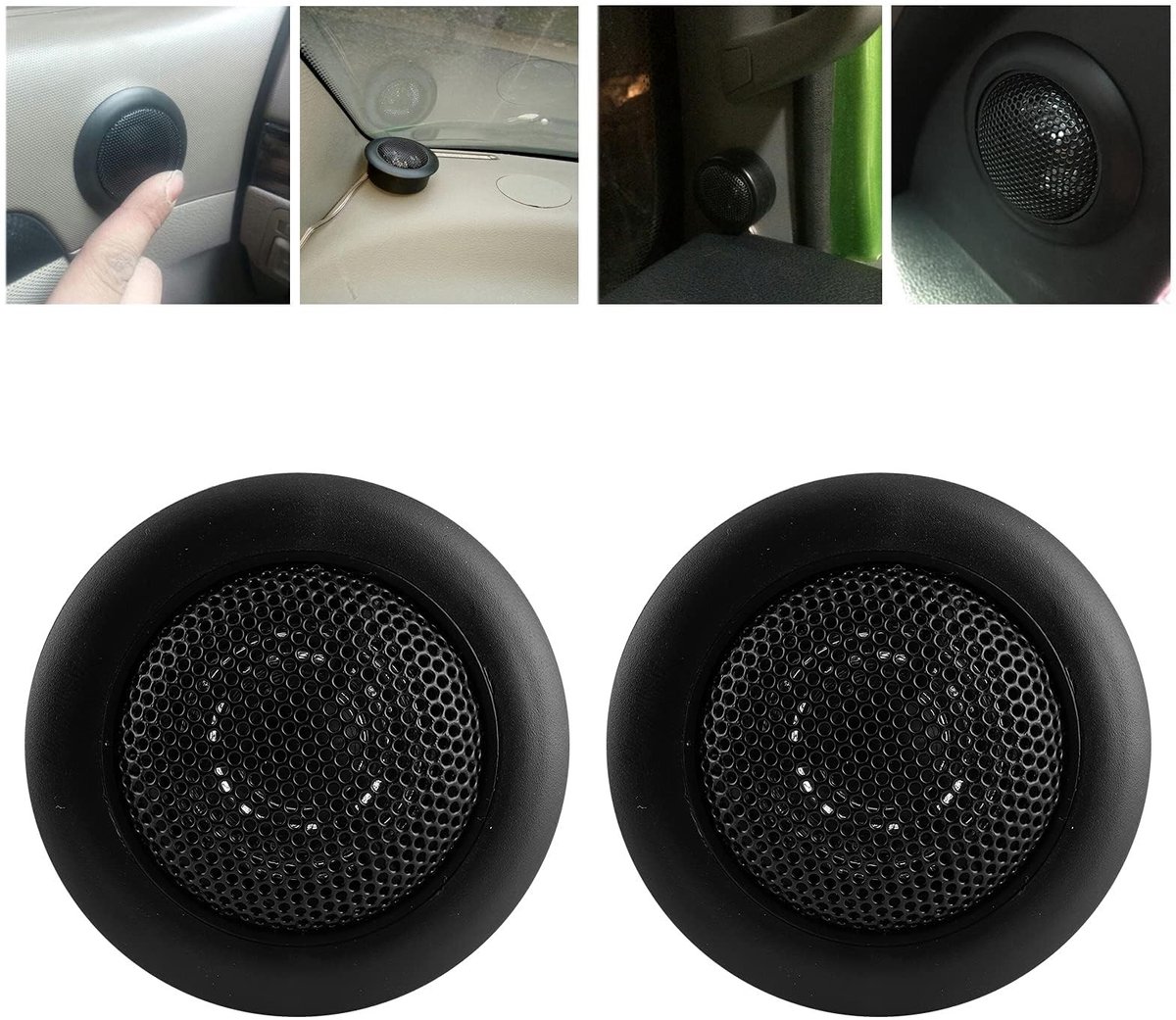 Dailygoods - Dailygoody - Autoluidsprekers - Tweeter - Hoge geluidskwaliteit - Universeel - Geluidsversterking - 200 W - Geschikt voor auto - Compacte vorm