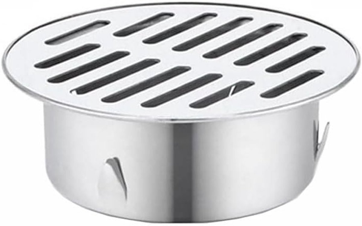 RVS Filter voor Afvoer, Downpipe Mesh Cap en Bladzeef Mand voor 50mm Pijp om Verstopping te Voorkomen, Ideaal voor Tuinen en Daken