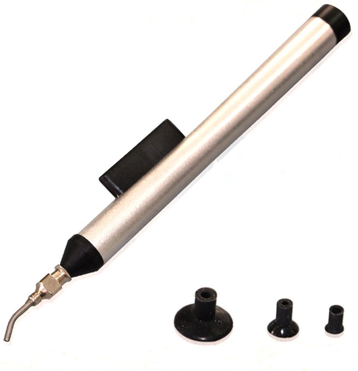 Dailygoods - Dailygoody - Vacuumpen - Precisie Zuigpen - ESD-veilige Siliconen Zuignapjes - Inclusief 3 Maten - Voor Elektronische Onderdelen - Tool voor Hobbyiste