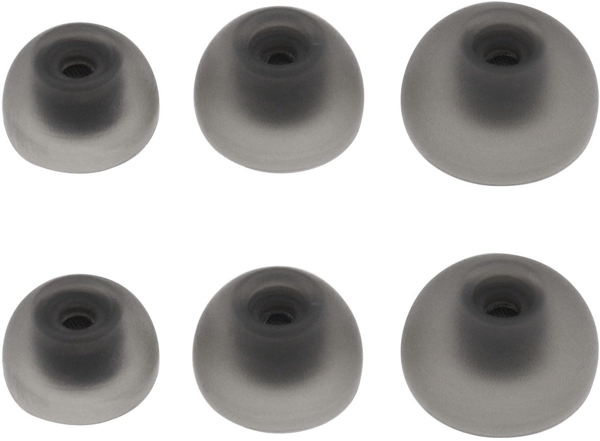 Dailygoods - Dailygoody - Oordopjes - Vervangende Oordopjes Tips - Geluidsisolatie - Zwart - Compatibel met Samsung Galaxy Buds 2 - 6 Stuks
