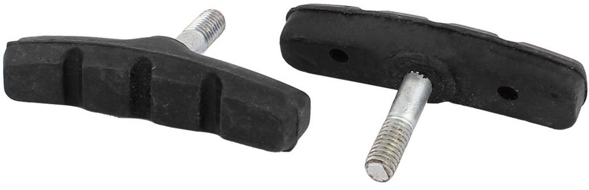 Dailygoods - Dailygoody - Sourcingmap Rubber Fietsfiets Vervangende Remblokken - Duurzaam en Robuust - Zwart - Fietsremblokken - Perfect voor Mountainbike - 6mm Dr