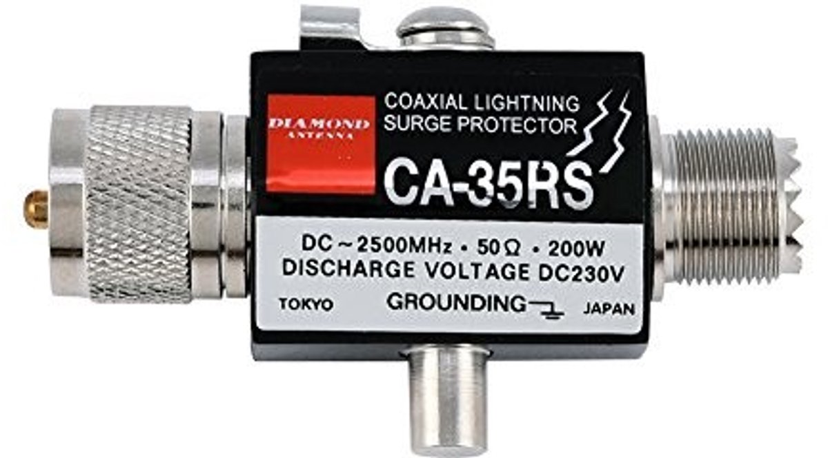 Dailygoods - Dailygoody - Coaxial-luchtbeveiliging - UHF-connector - Duurzaam en betrouwbaar - Zwart - Lightning-connector - Geschikt voor verschillende toepassing