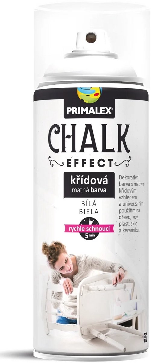 Primalex spuit krijtachtig MAT 400ml, zwart