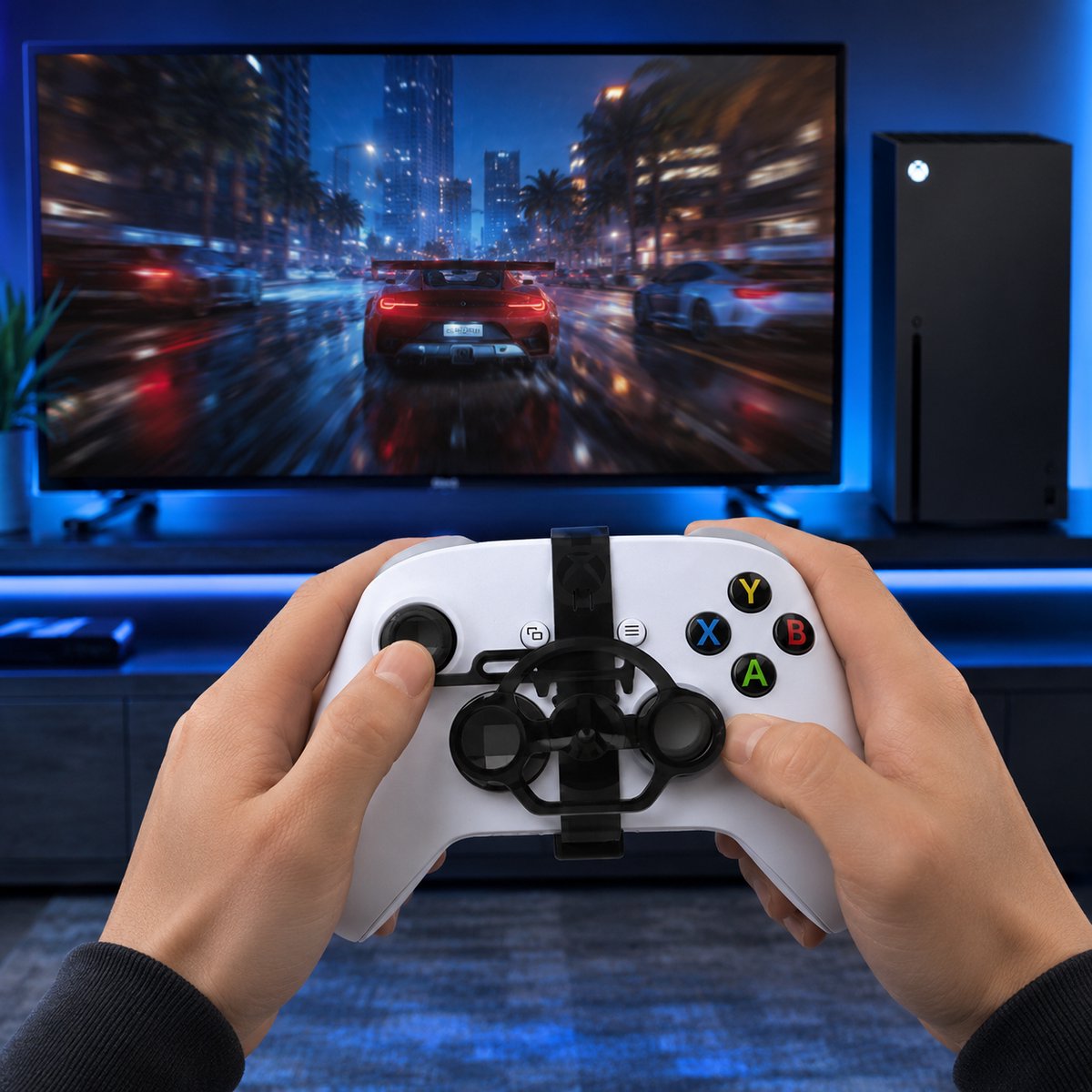 SmarThuis -  Mini Racestuur voor Xbox one (s) game controller - kleur zwart