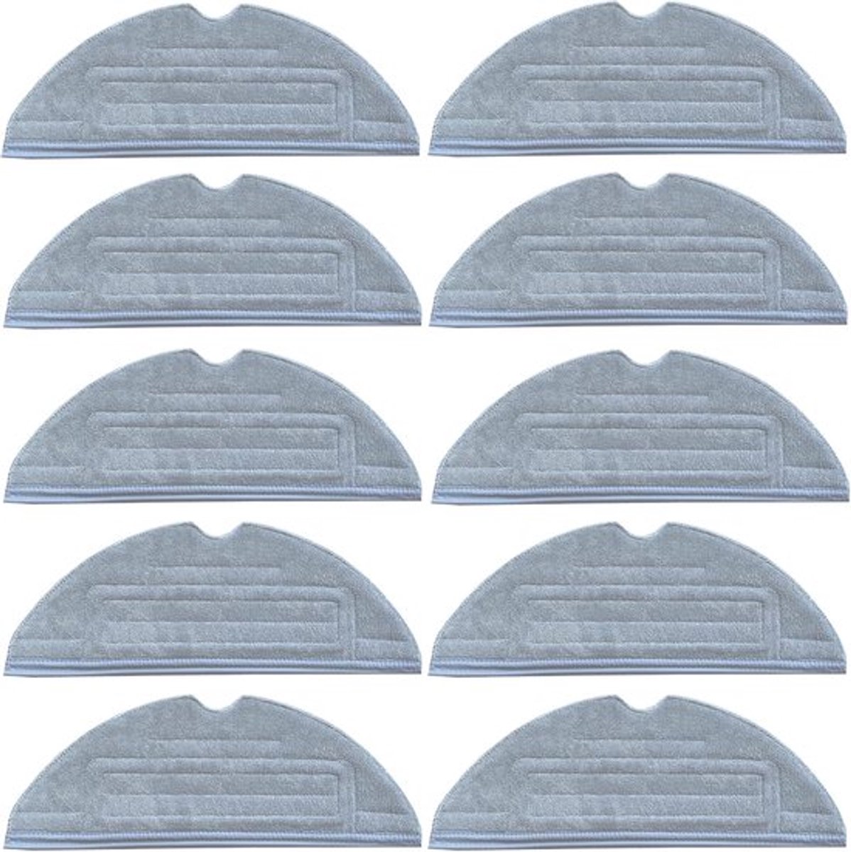 stofzuigeronderdelen, hoofdborstel, filter, zijborstel, dweildoeken, grijs, 10 stuks
