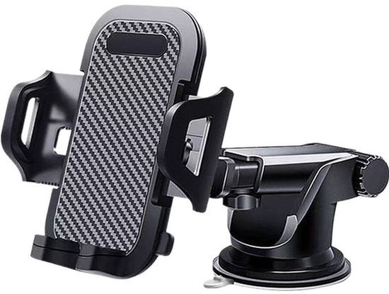 Autotelefoonhouder, 3-in-1 autotelefoonhouder, universele telefoonhouder, geschikt voor autodashboard, voorruit en ventilatieroosters, autoaccessoire.