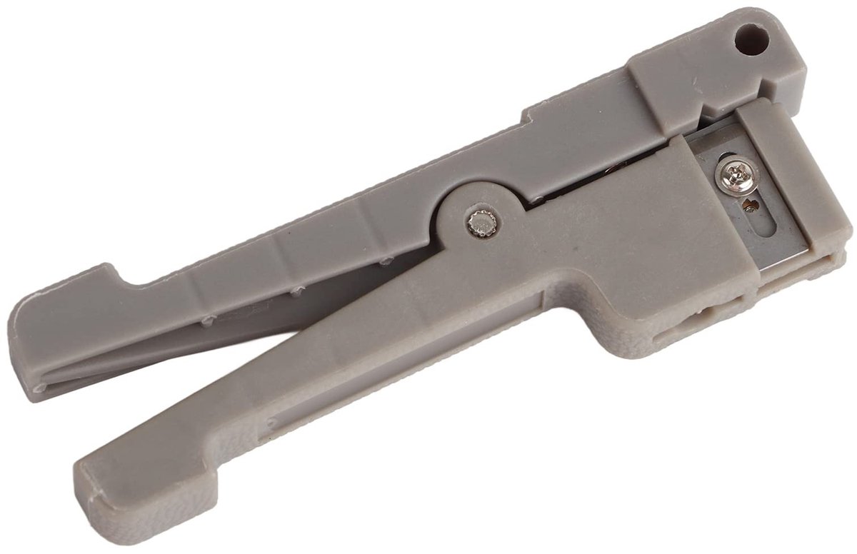 Dailygoody - Coaxkabel Glasvezelmantel Kabelstripper - Ergonomisch ontwerp - Multifuntioneel - Stripping Tool voor glasvezelkabels - Geschikt voor ind...