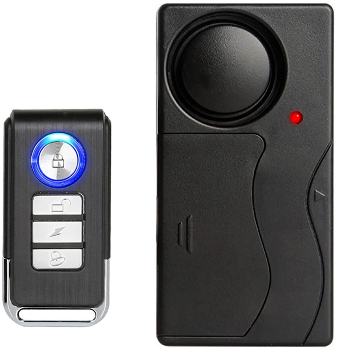 Dailygoody - Draadloos fietsalarm - Trillingssensor - Diefstalbeveiliging - Compact formaat - Afstandsbediening - 110 dB super luid - Geschikt voor fi