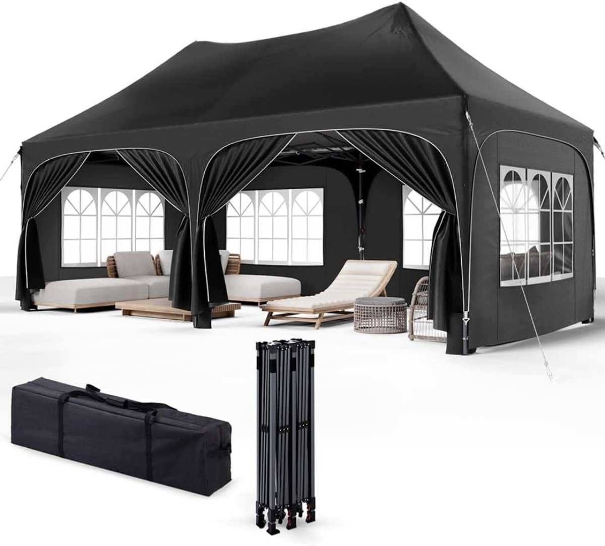 VLSelect® Partytent Opvouwbaar - Feesttent - Paviljoen - 3x6M