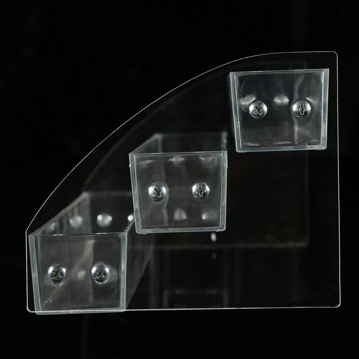 Dailygoods - Dailygoody - Nagellakstandaard - Acryl make-up display - Transparant design - Tafelbladmontage - 3 lagen - Geschikt voor cosmetica