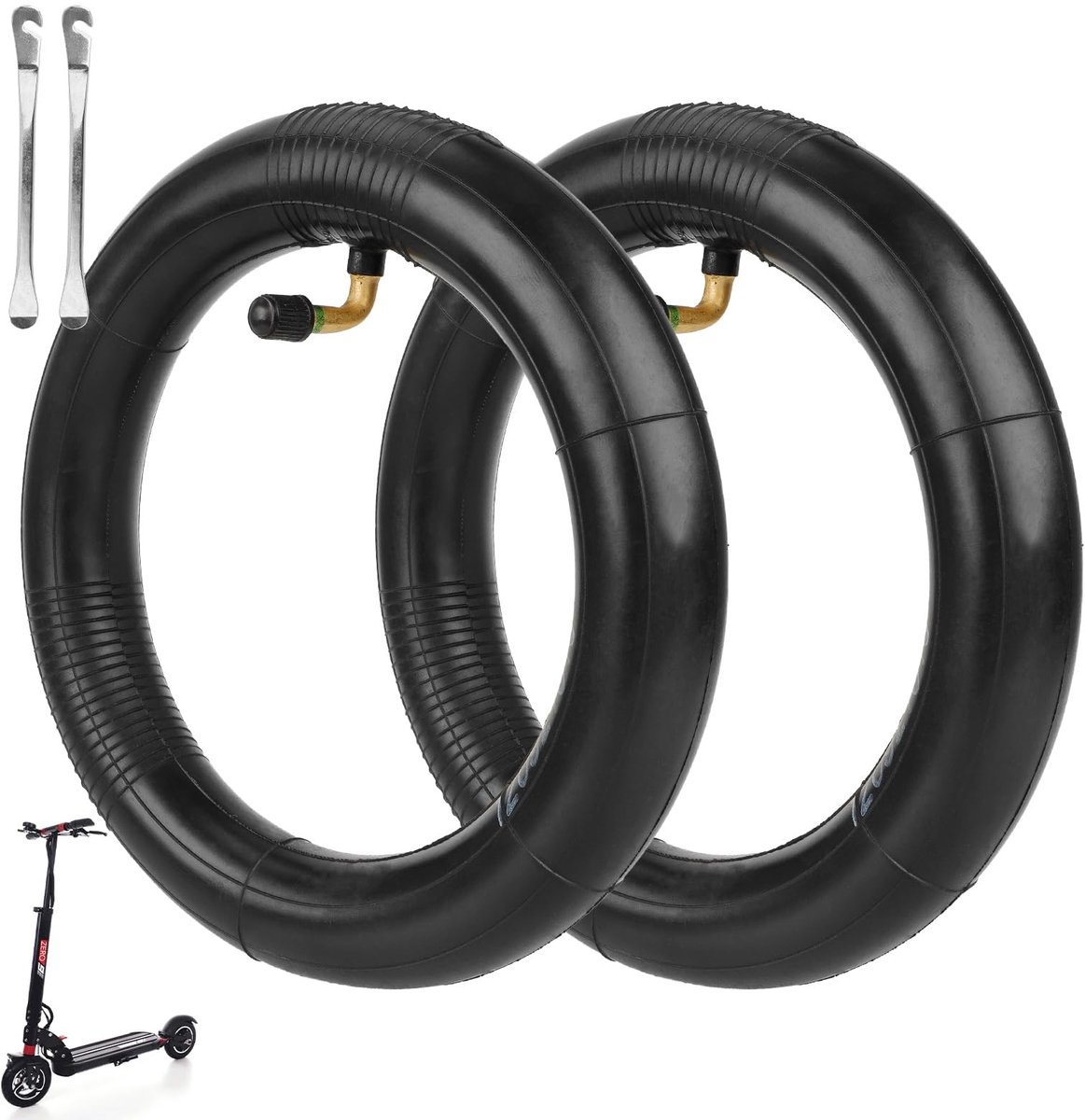 Dailygoods - Cosensi - Dailygoody - Inner Tube - Vervangingsbuis - Extra dik - Zwart - Scooterbanden - Geschikt voor Zero 9 - 8 1/2 x 2 (50-134mm)