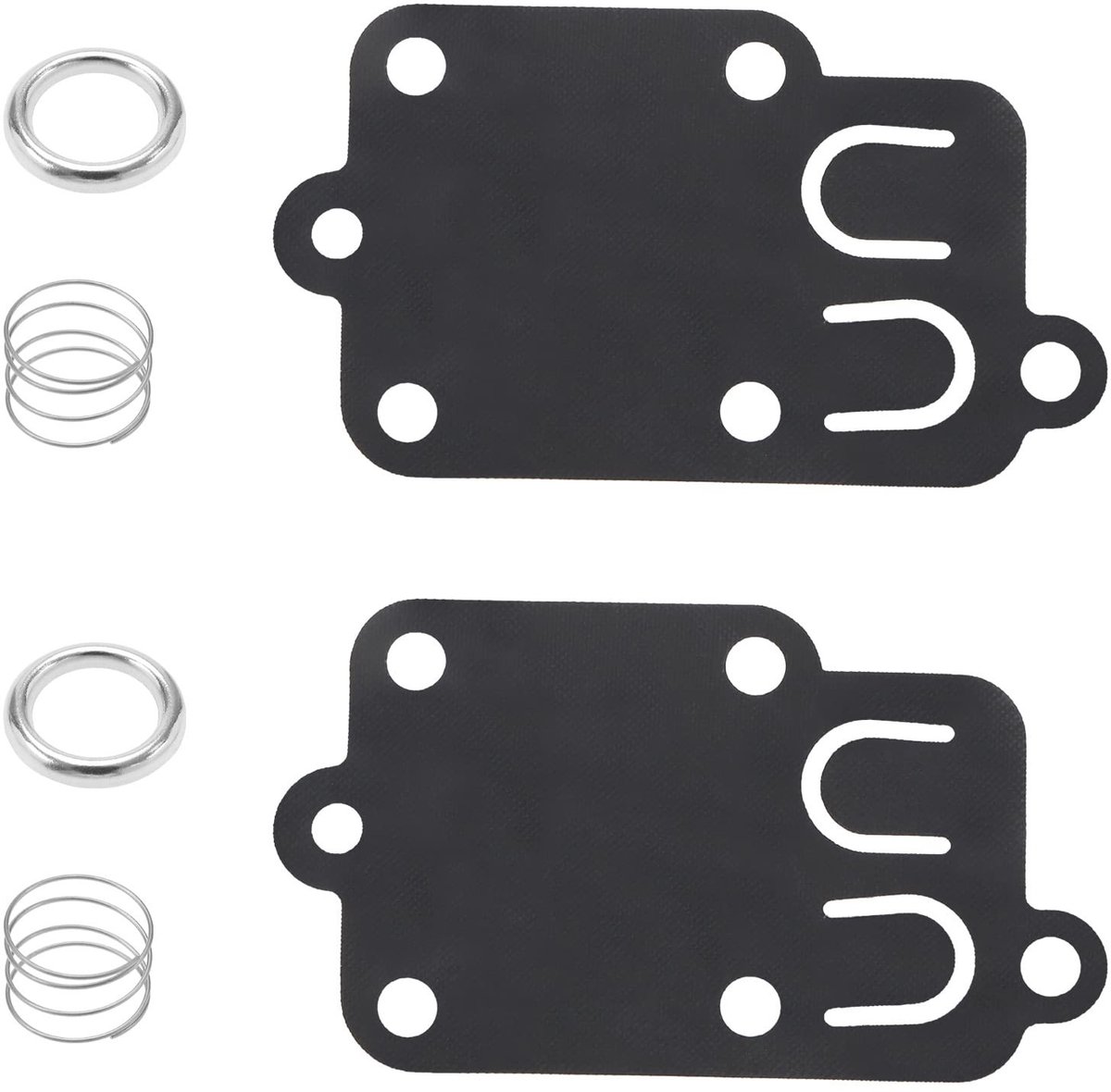 Dailygoods - Dailygoody - Carburateur Diafragma Pakkingset - Onderdeel voor Tuingereedschap - Geschikt voor Briggs & Stratton - 2 Sets - Motoronderdelen voor Grasm.