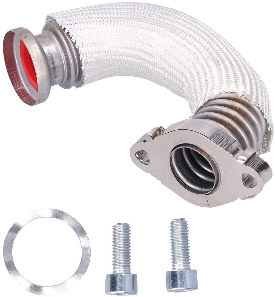 Dailygoods - Dailygoody - Auto Koeler Elleboog Pijp - Klep Kit - Vervangingsonderdeel - Metaal - Uitlaatgas Koeler - Geschikt voor H/Zafira B/Vectra/Signum