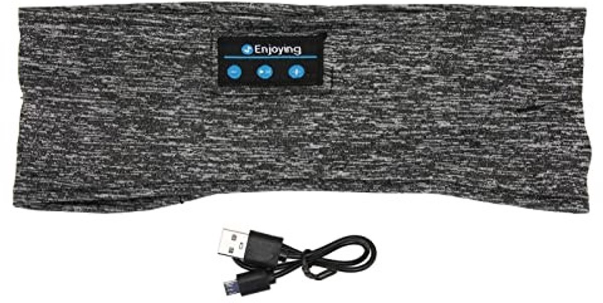 Dailygoods - Dailygoody - Bluetooth slaaphoofdband - hoofdtelefoon voor slapen - ultradunne luidsprekers - verstelbaar ontwerp - voor yoga en training - ideaal voo
