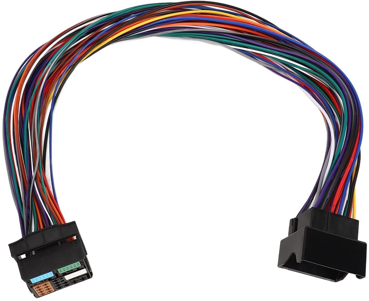 Dailygoods - Dailygoody - Autoradio Kabel Adapter - 60cm 52Pin Verlengkabel - Geschikt voor Stereo Installatie - 5.0 5‑12V - Voor Luidsprekers - Auto Kabelboo