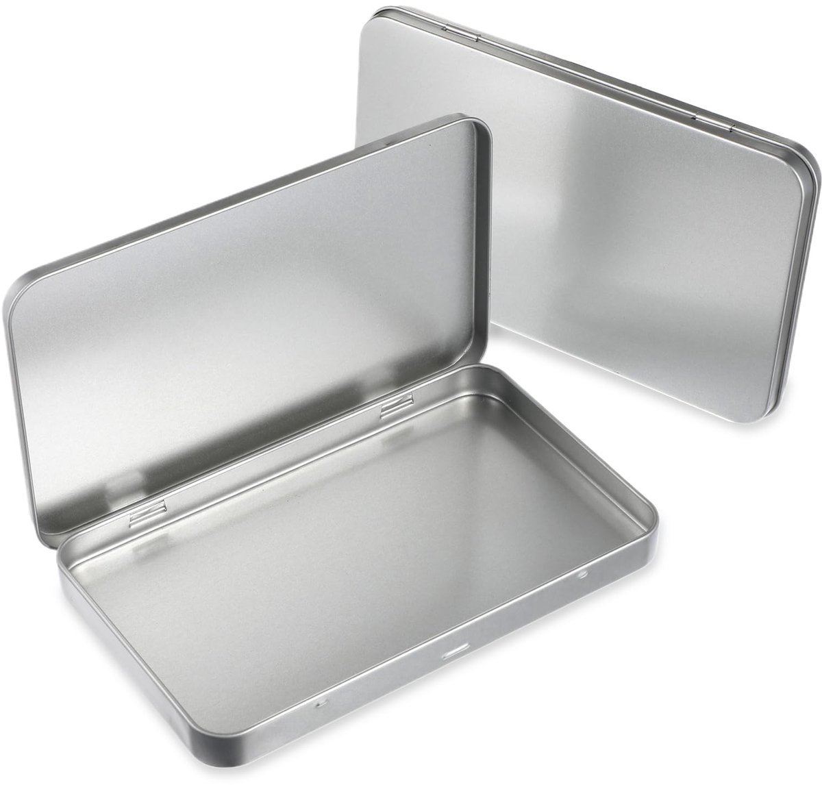 Dailygoods - Dailygoody - kleine opbergdozen - multifunctionele opbergdozen - ideaal voor sieraden - zilverkleurig - cosmetica - compact en praktisch - geschikt vo...