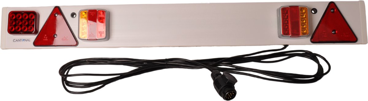 LED lichtbalk voor aanhanger of boottrailer - 122 cm - 8 meter - 13 polig
