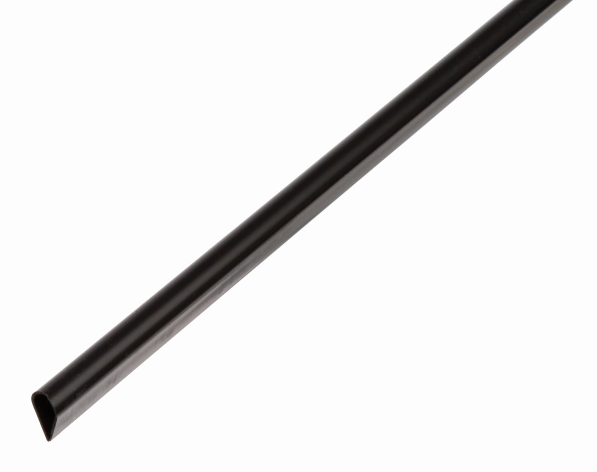 Alberts 499013 klemprofiel | kunststof, zwart | 1000 x 15 x 0,9 mm | set van 20