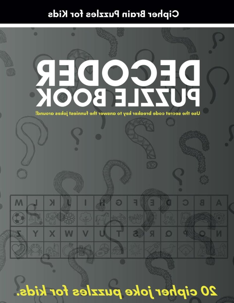 Decoder Puzzelboek - Geheime Codes Puzzels - Kinderen Puzzelen - 20 Cijfergrappen - 24 pagina's - Niet gespecificeerd
