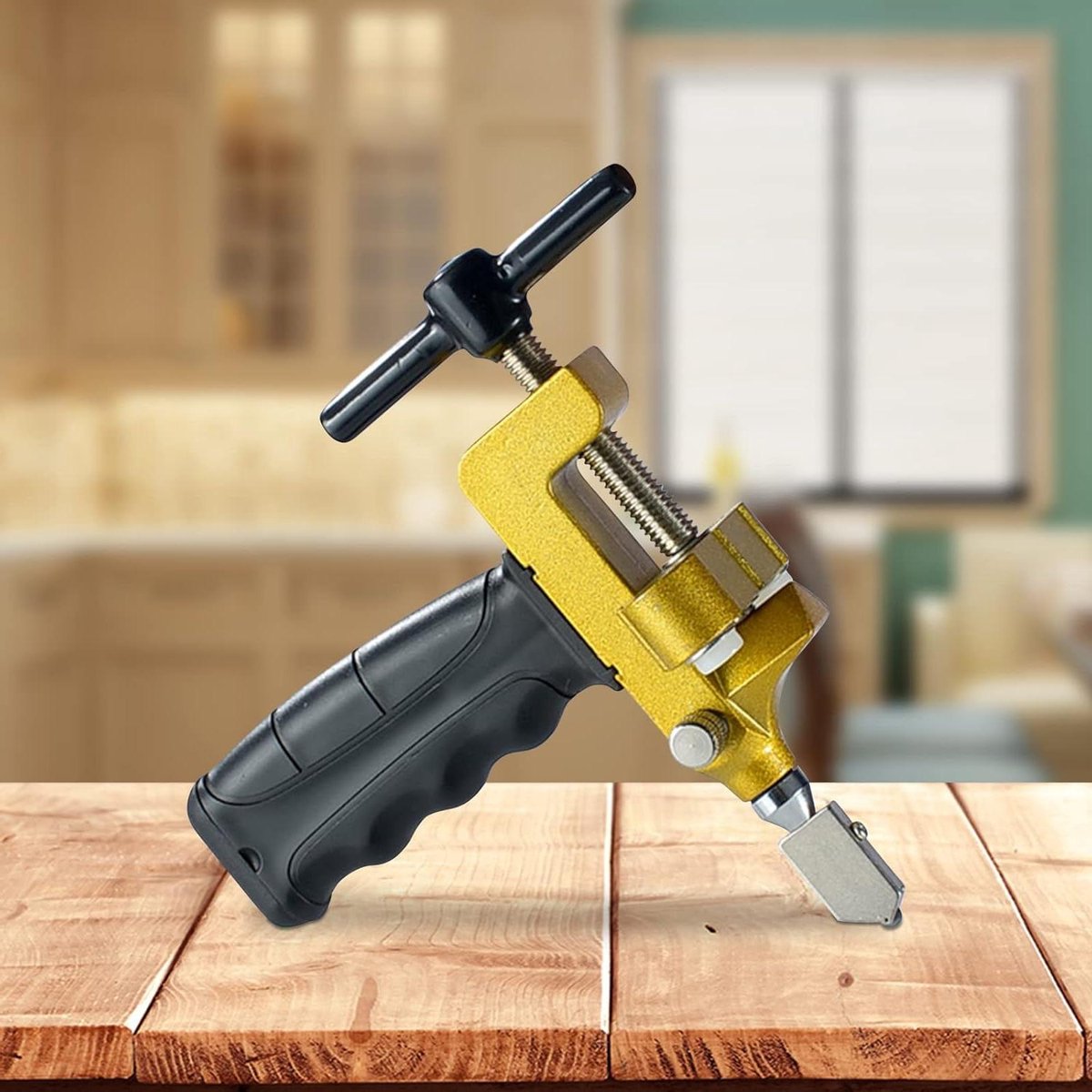 Handmatige tegelsnijder, multifunctioneel keramisch tegelsnijgereedschap, tegelsnijder handgereedschap glassnijopener aluminiumlegering, spiegelsnijset voor thuis doe-het-zelf snijglas, spiegel