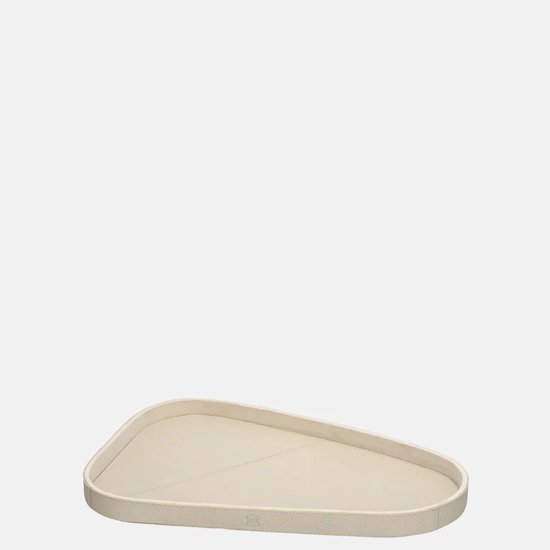 Foto: Chamada lotte leren dienblad organisch effen m beige