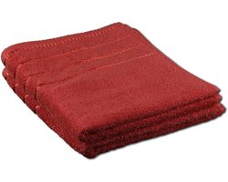 Gözze - Handdoekenset, set van 2, Berlijn, 100% katoen, 50 x 100 cm - oranje