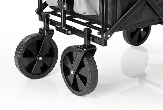 Bolderkar - Draagkar Transportkar - Vervoer Zware Lasten - Opvouwbaar Ruimtebesparend - Tot 80 kg - Antraciet Zwart van Merkloos — afbeelding 5