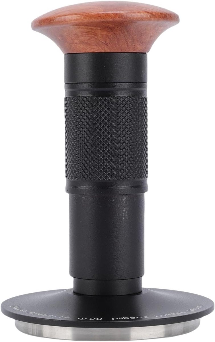 Koffiestamper - Koffie Tamper - Espresso Bereiden - Ingebouwd Veermechanisme - 58 mm - Zilver
