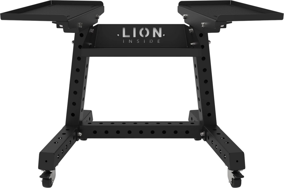 LION® TitanRack™ PRO – Stevig Dumbbell Rek met Wielen | Heavy-Duty Halterstandaard