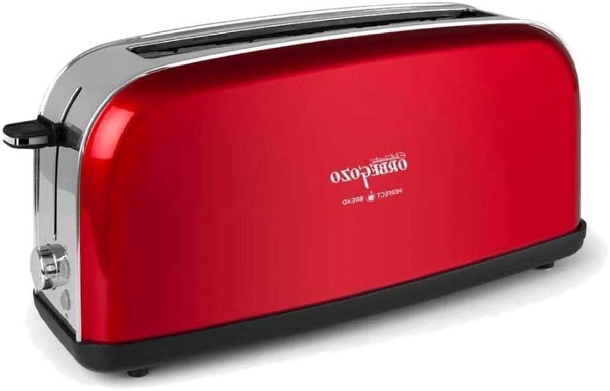 Broodrooster - Toastapparaat - Ontbijt Bereiden - Klassieke Stijl - 850 Watt - Rood