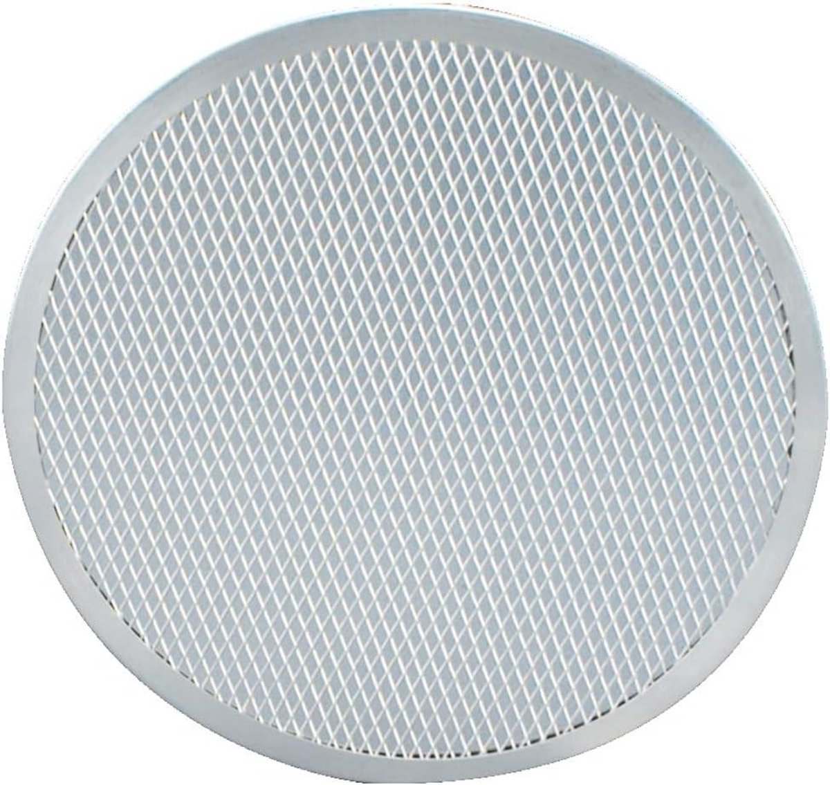 Pizzanet - Pizza scherm Pizza palet - Pizza Koken - Naadloze rand - 33 cm - Aluminium