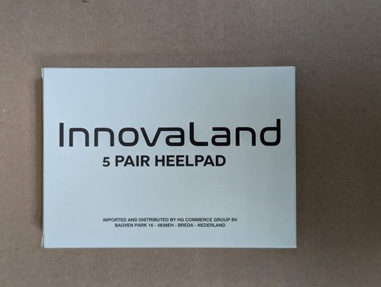 Doos InnovaLand 5 paar hielbeschermers.