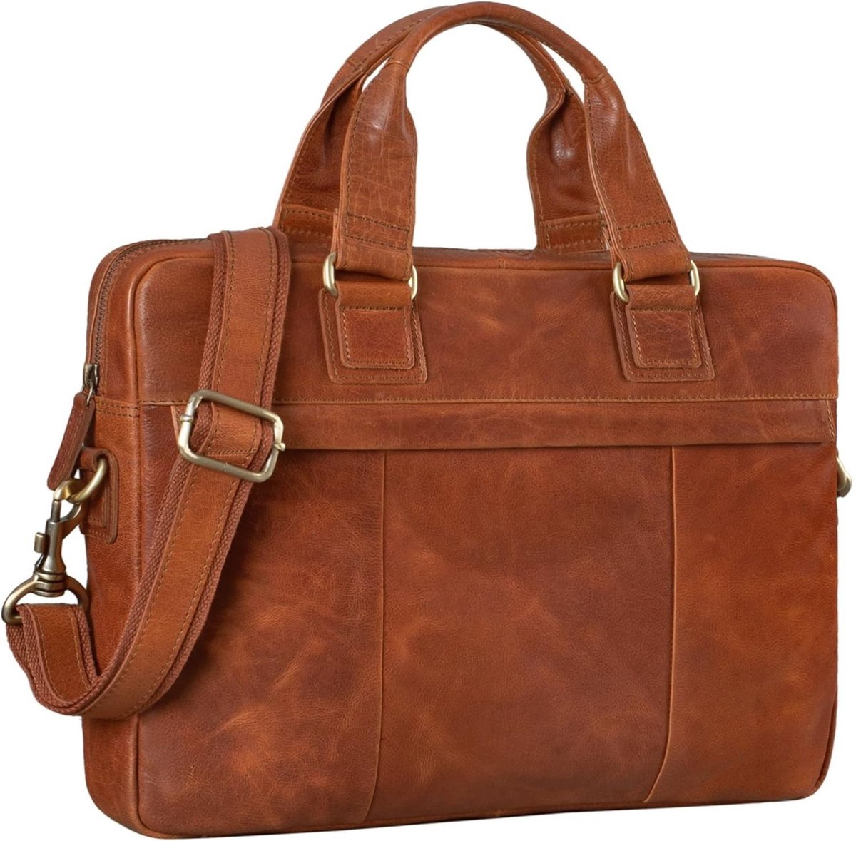 Leren Laptoptas - Laptoptas - Leren Tas - Luxe Leren Laptoptas - Werktas - Schoudertas - Business Tas - Leren Business Tas - 13,3 inch - Bruin - van Imperatoris