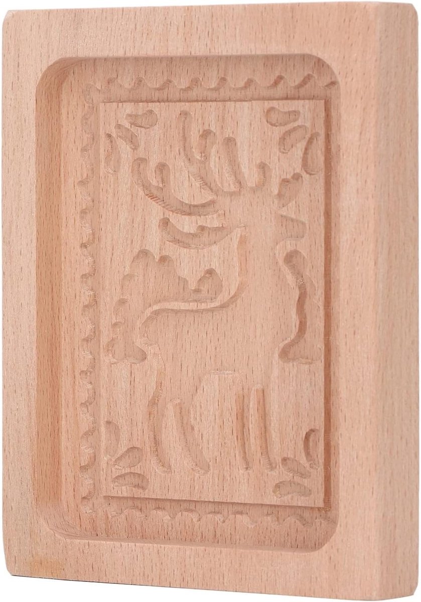 Houten Koekjesmal voor Gemakkelijk Loslaten van Gemberkoekjes - Perfect voor Bakkerijen en Thuisgebruik