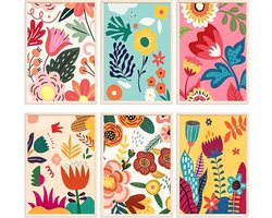 Schilderen op nummer set - Doe-het-zelf schilderij Acryl schilderen - Ontspannen creativiteit - Voorbedrukt canvas - 20 x 30 cm