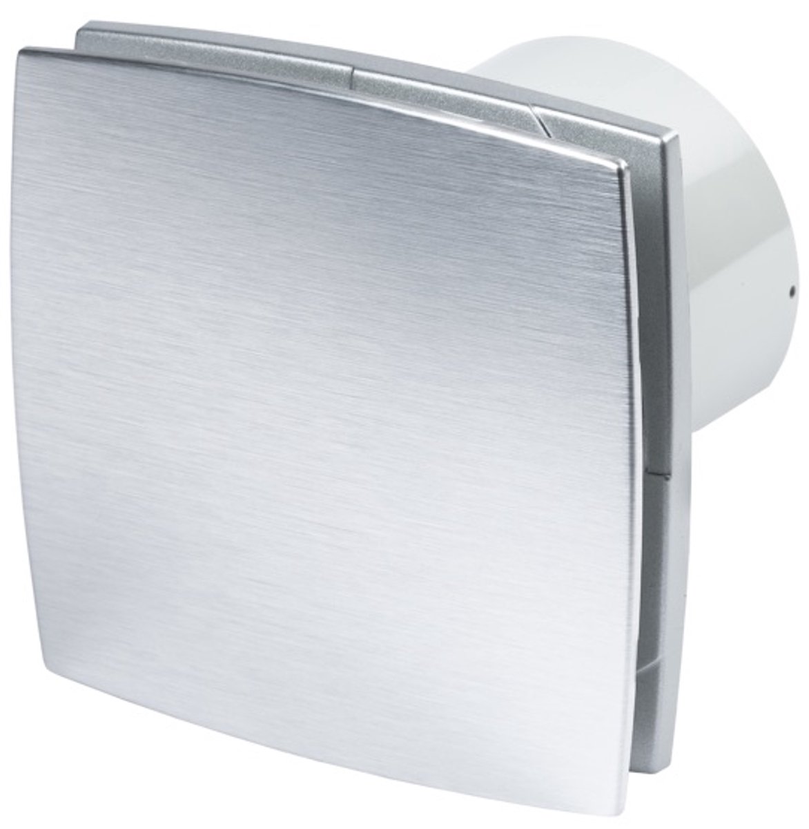 AirPro Design Ventilator Ø125mm met Vochtsensor - Timer - Aan/Uit Schakeling via (Licht)schakelaar - geborsteld RVS