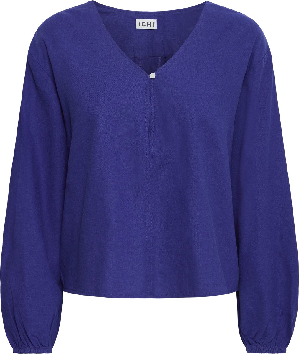 Ichi IHLINNO LS Dames Blouse - Sodalite Blue