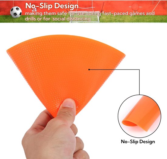 Spot Markers - Vloer Cirkels Kegels - Agility Training - Antislip Rubber - 9 Inch Diameter - Meerdere Kleuren — afbeelding 4