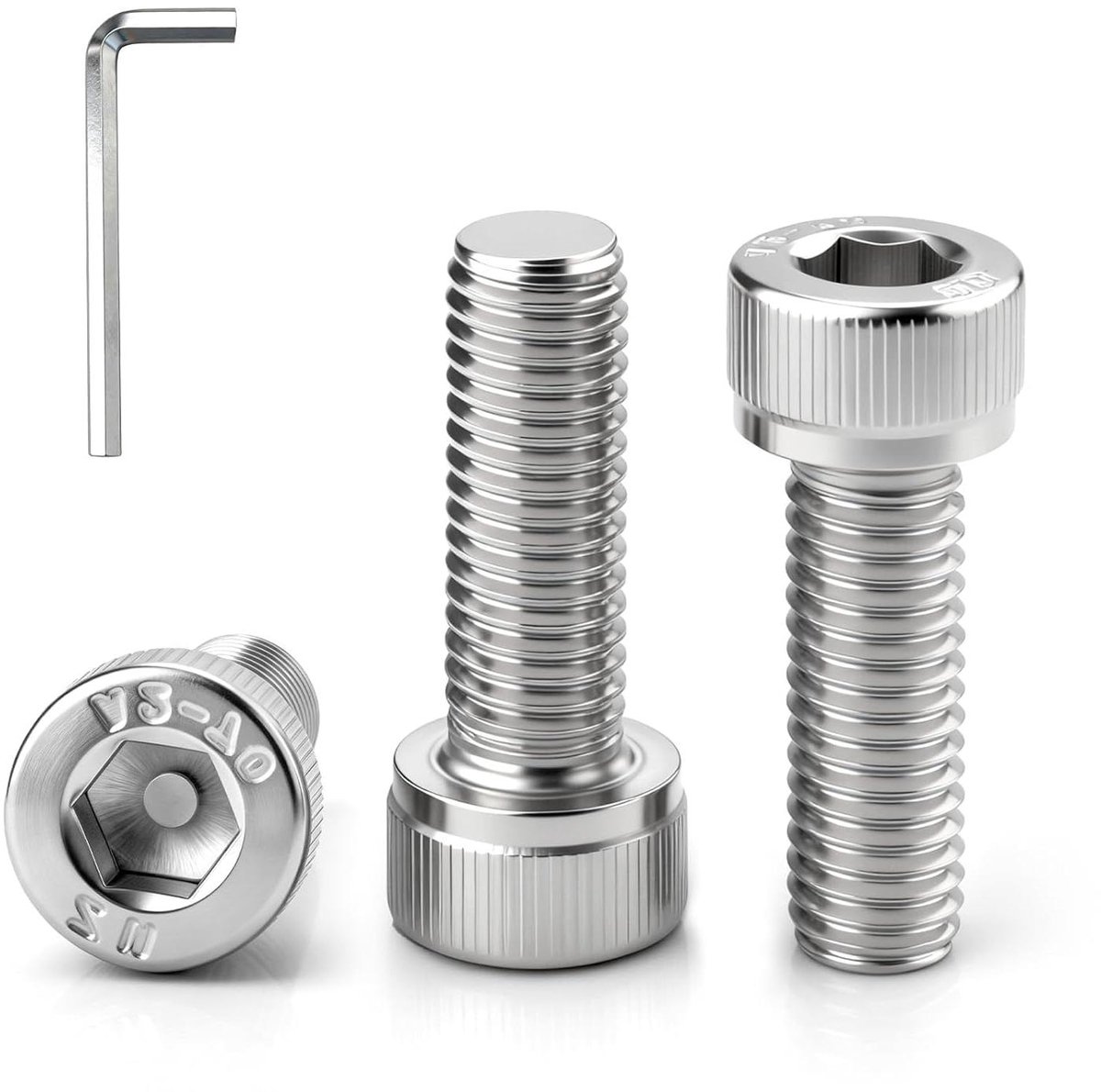 Cilinderkopschroeven - Inbusbouten Schroeven - Meubelmontage Reparatie - Roestvrij Staal 304 - M3 x 12mm 60 stuks - Zilverkleurig