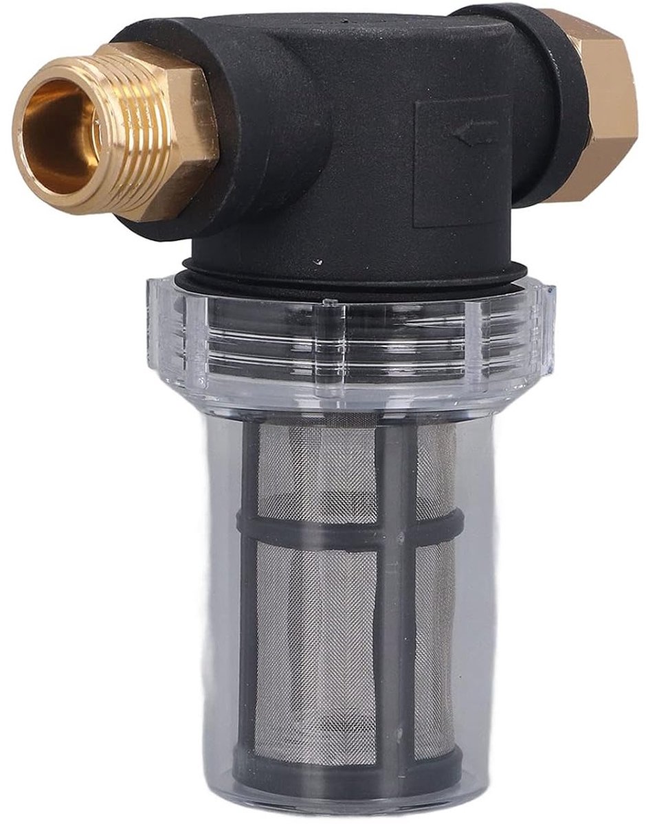 Sediment Water Pre-Filter voor Huishoudelijk Gebruik, Tuinslangfilter voor Hogedrukreiniger, Inline Waterfiltratiesysteem voor Schone Waterkwaliteit