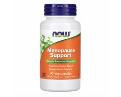 NOW Foods Menopause Support – 90 Vegetarische Capsules | Kruidencomplex met Dong Quai, Rode Klaver & Monnikspeper / Herbal Dietary Supplement