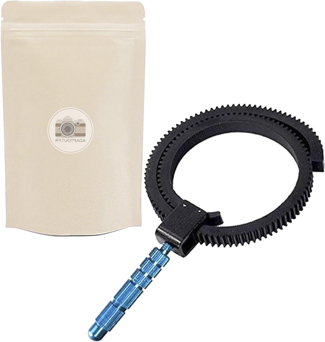 Follow Focus Hendel - Lens Ring - Filmopnames Stabiliseren - Aanpasbaar en Verstelbaar - 100 g - Zwart