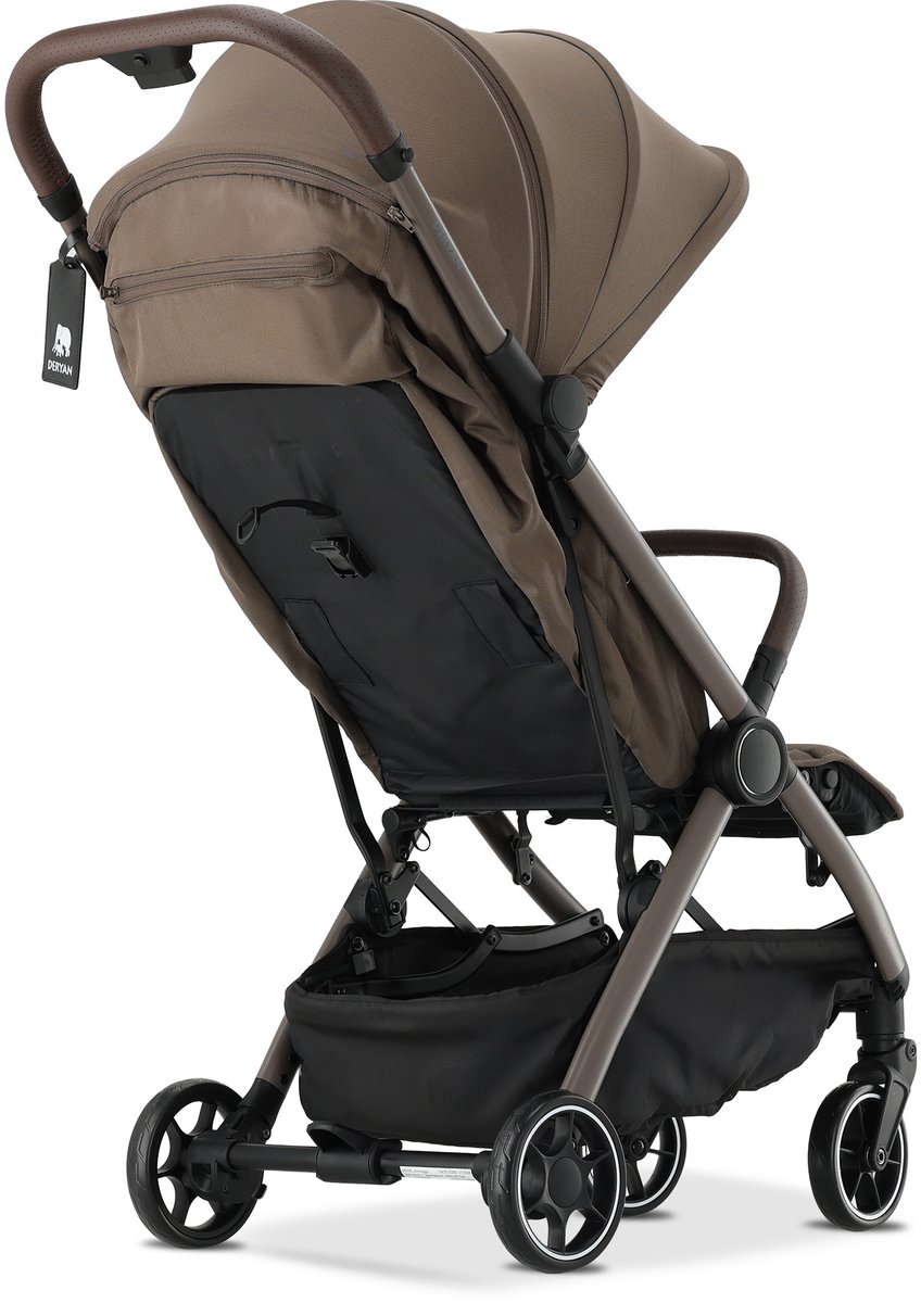 Deryan Air Buggy - Vliegtuig Buggy - 8 kg - Geïntegreerde Tas - Hazel – foto 5