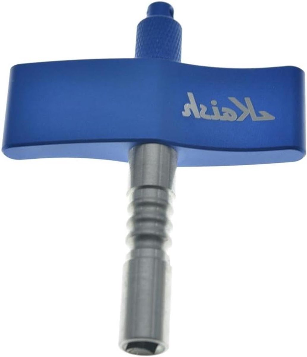 Drum Stem Sleutel - Trommel Stemmer - Drums Stemmen - Stalen Binnenstang - T-Style - Blauw