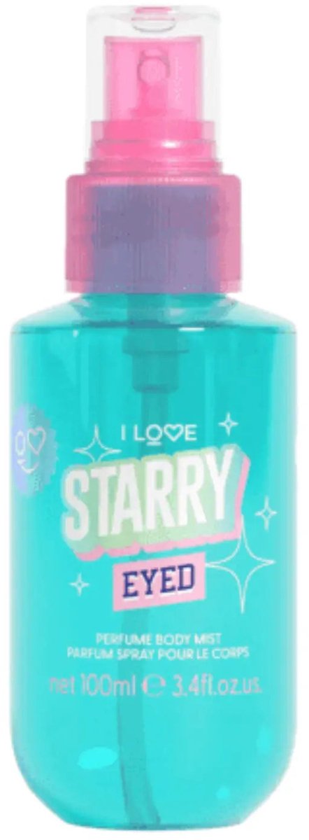 I LOVE Starry Eyed Perfumed Body Mist – Body Spray – 100 ml