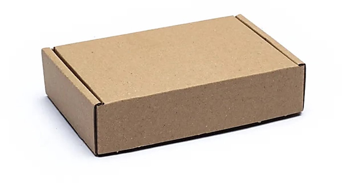 Kartonnen brievenbus S - pakket van 50 stuks - 13,5x8,5x3,2cm - 13.5x8.5x3.2cm