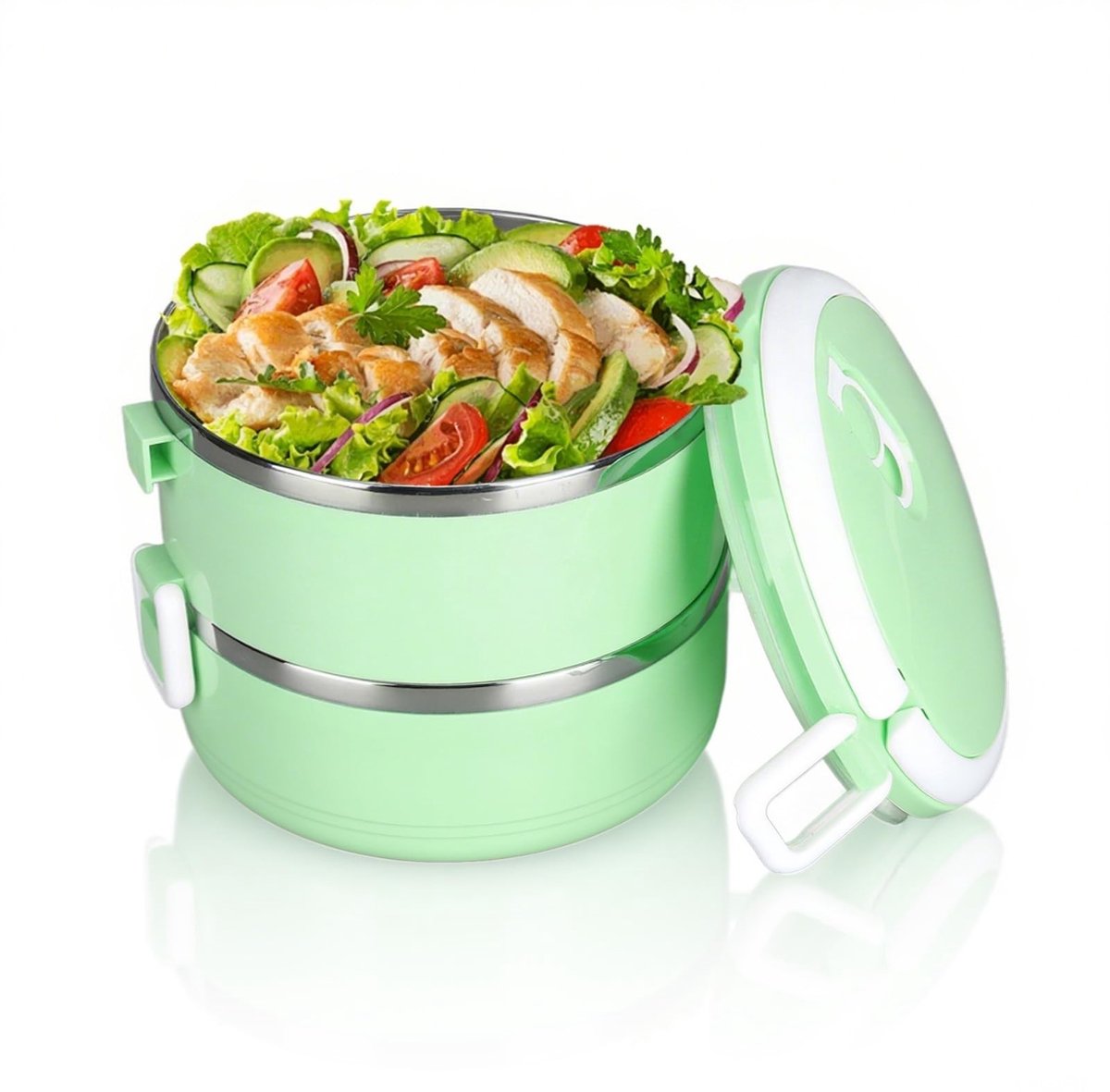 Store_8 - Thermo lunchbox - Draagbare broodtrommel - Lekvrij en luchtdicht - 1000 ml - Ideaal voor picknick en camping - Voor volwassenen en kinderen