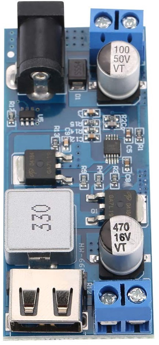 YWBL-WH DC-DC 30W Voltage Regulator Power Supply Module 9-36V 12V24V to 5V 6A USB Charging Module