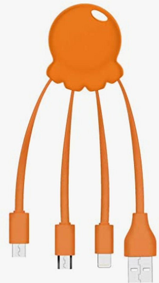 Xoopar Octopus Oplaadkabel Oranje