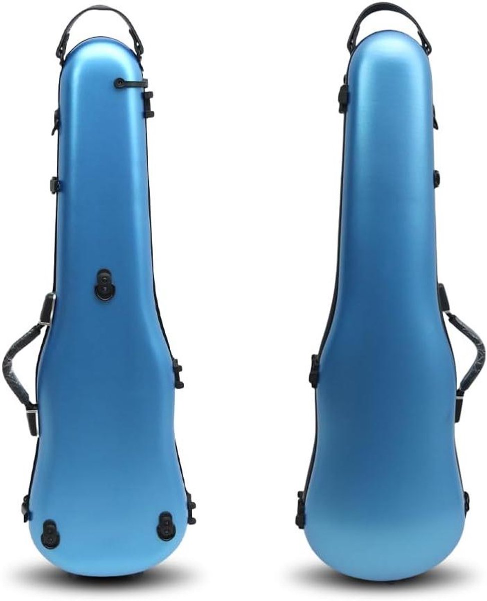 Viool Koffer - Viool Box - Viool Vervoeren - Sterk Licht Materiaal - 4/4 Full Size - Blauw